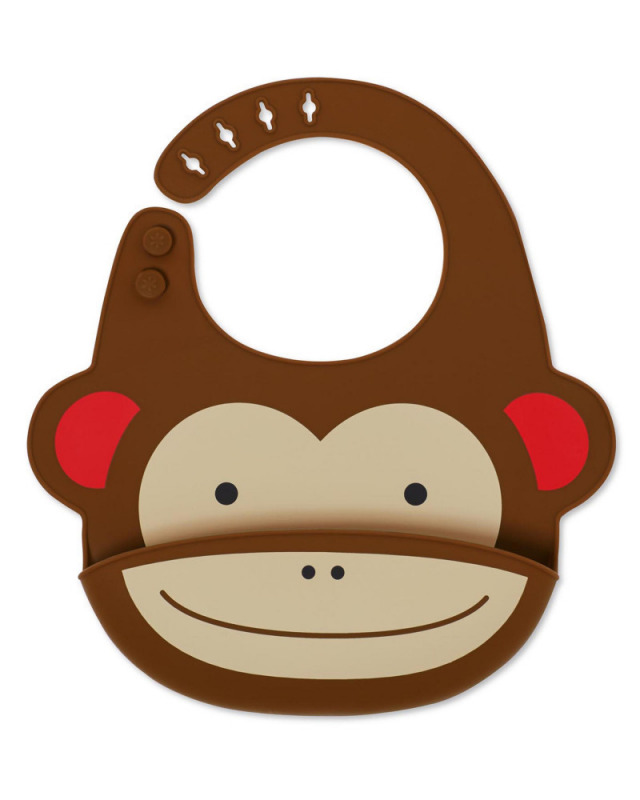 Skip Hop Zoo szilikon el�ke - Majom